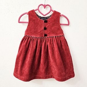 Vintage 1996 Ralph Lauren Red Corduroy Jumper 6-12 months